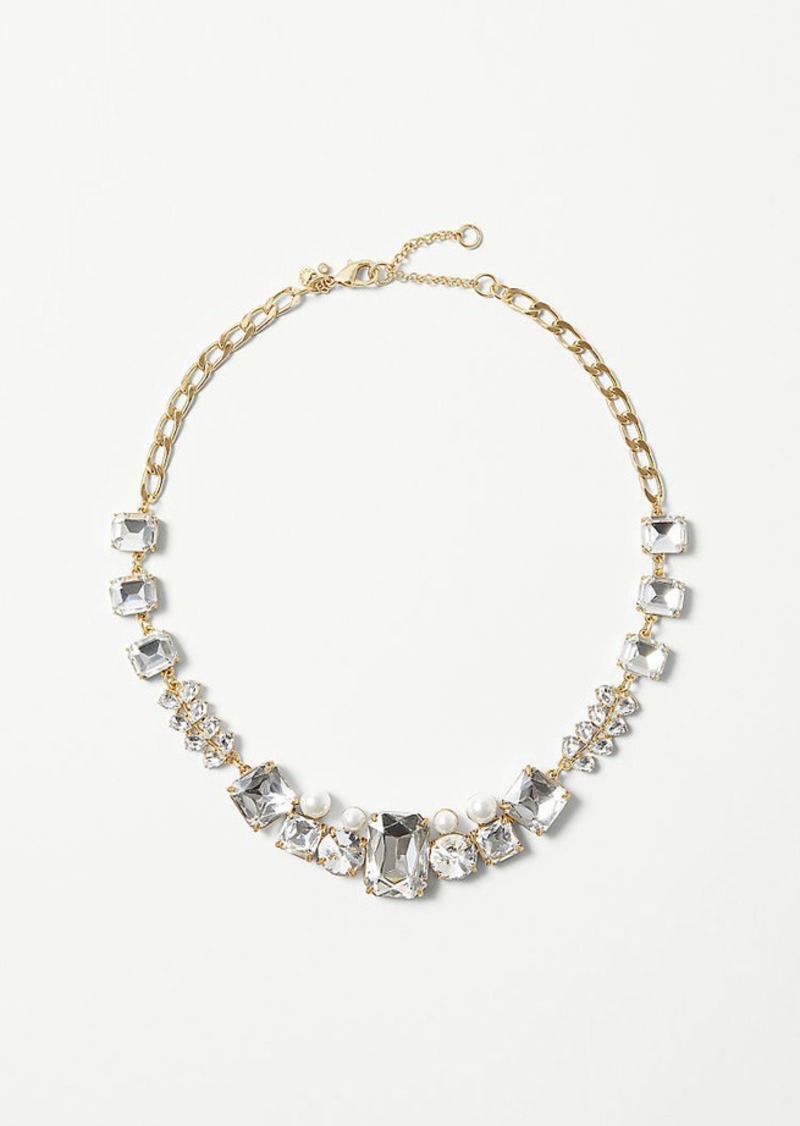 Ann Taylor Crystal Statement Necklace
