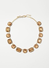 Ann Taylor Crystal Textured Necklace