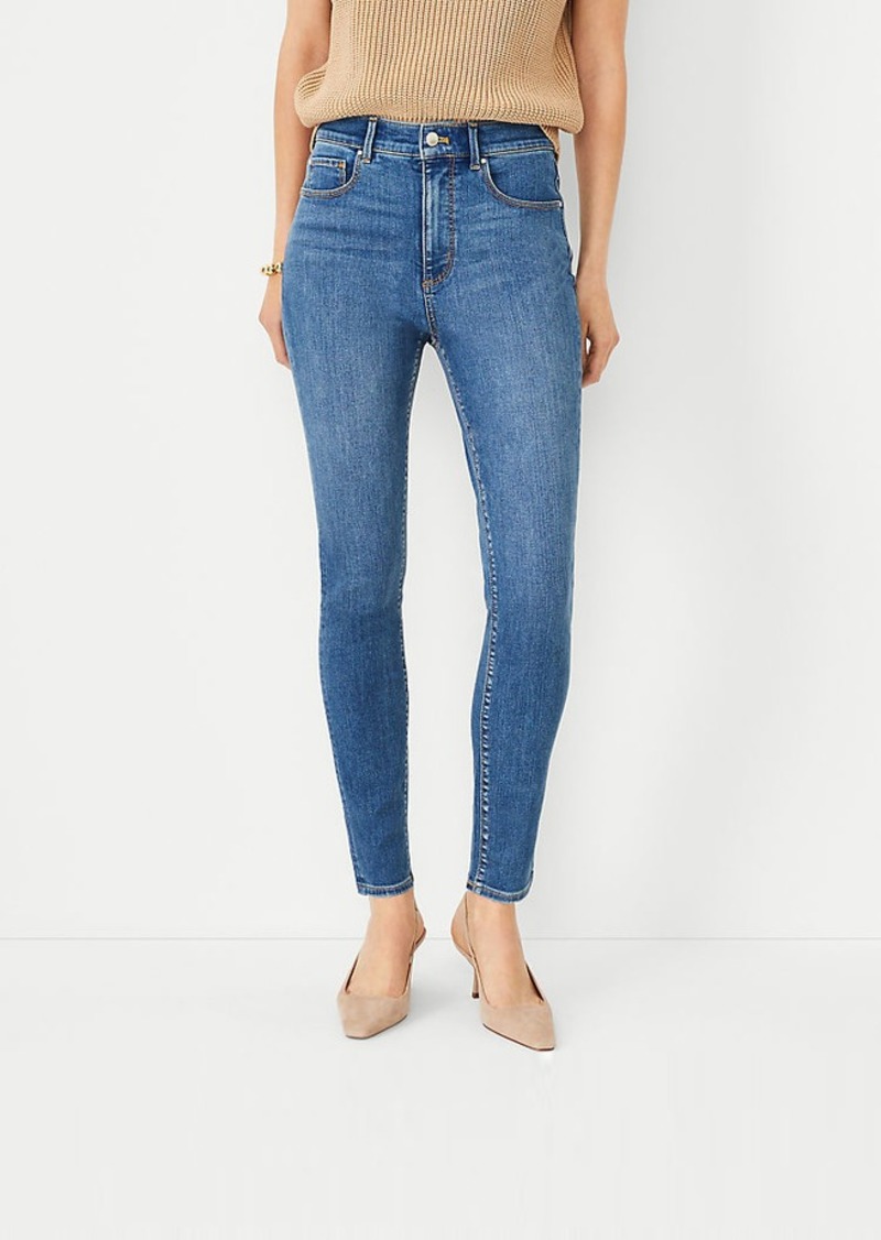 Ann Taylor High Rise Skinny Jeans in Classic Indigo Wash - Curvy Fit