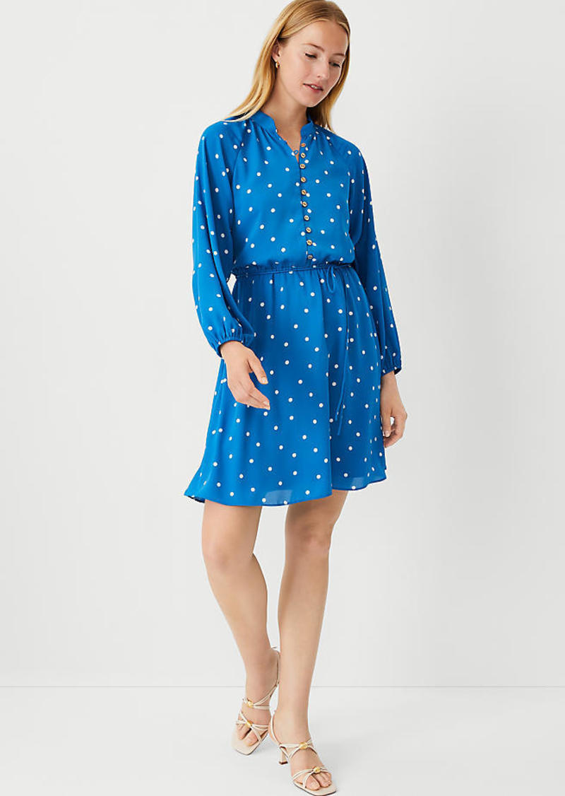 Ann Taylor Dotted Flare Dress