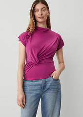 Ann Taylor Draped Cowl Neck Top