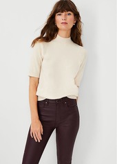 Ann Taylor Elbow Sleeve Sweater Tee