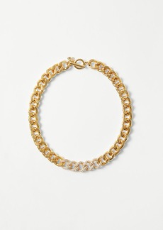 Ann Taylor Embellished Chunky Chain Necklace