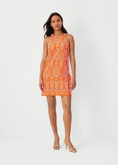 Ann Taylor Eyelet Halter Shift Dress