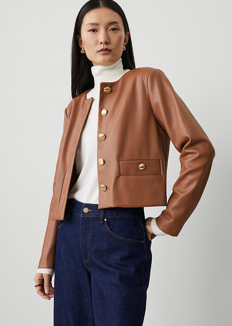 Ann Taylor Faux Leather Jacket