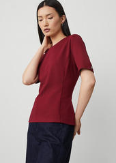 Ann Taylor Seamed Peplum Top