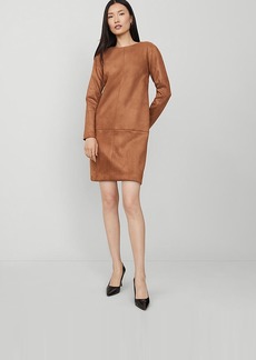 Ann Taylor Faux Suede Shift Dress