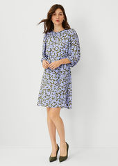 Ann Taylor Floral Belted Shift Dress