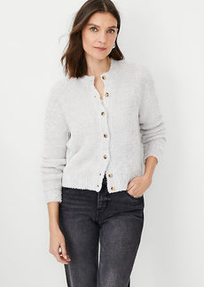 Ann Taylor Fuzzy Sweater Jacket