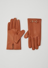 Ann Taylor Horsebit Leather Glove