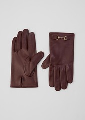 Ann Taylor Horsebit Leather Glove