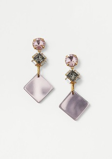 Ann Taylor Italian Collection Crystal Drop Earrings
