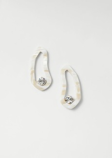 Ann Taylor Italian Collection Crystal Stud Earrings
