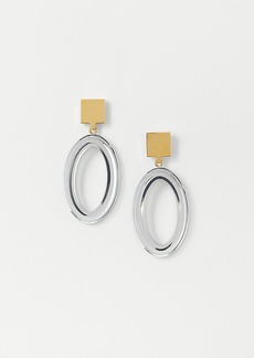 Ann Taylor Italian Collection Oval Ring Earrings