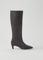 Ann Taylor Kitten Heel Suede Boot