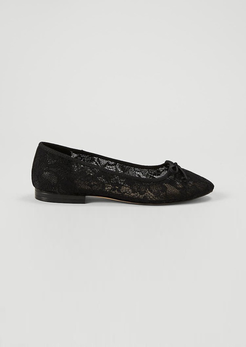 Ann Taylor Lace Ballet Flat