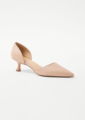 Ann Taylor Leather D'Orsay Pumps