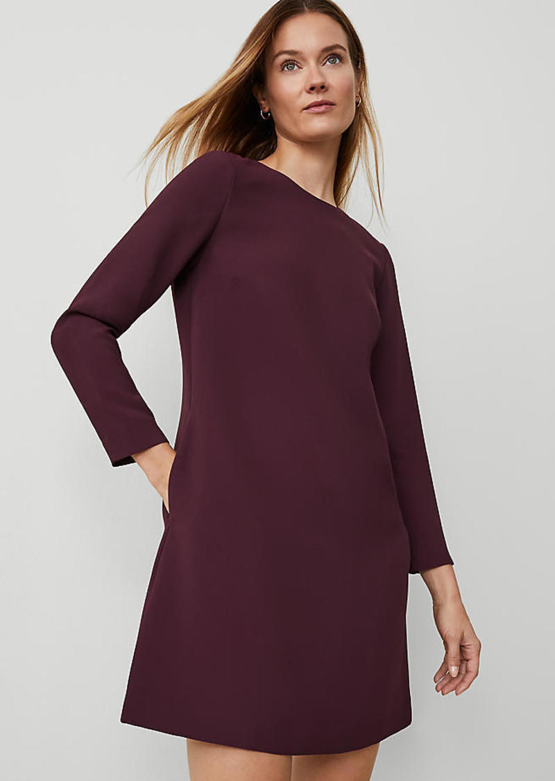 Ann Taylor Long Sleeve Shift Dress