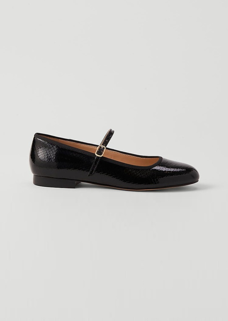 Ann Taylor Mary Jane Patent Ballet Flat