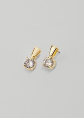 Ann Taylor Metal Crystal Stud Earrings