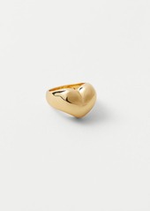 Ann Taylor Metal Heart Statement Ring