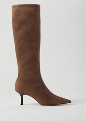 Ann Taylor Microstretch Suede Pointy Toe Boot