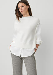 Ann Taylor Mixed Media Sweater