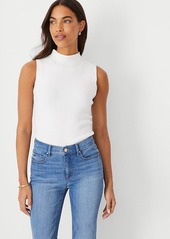 Ann Taylor Mock Neck Sweater Shell Top
