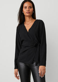 Ann Taylor Modern Wrap Blouse