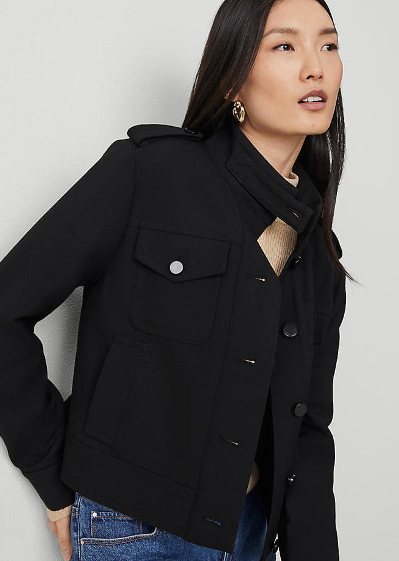 Ann Taylor Moto Bomber Jacket