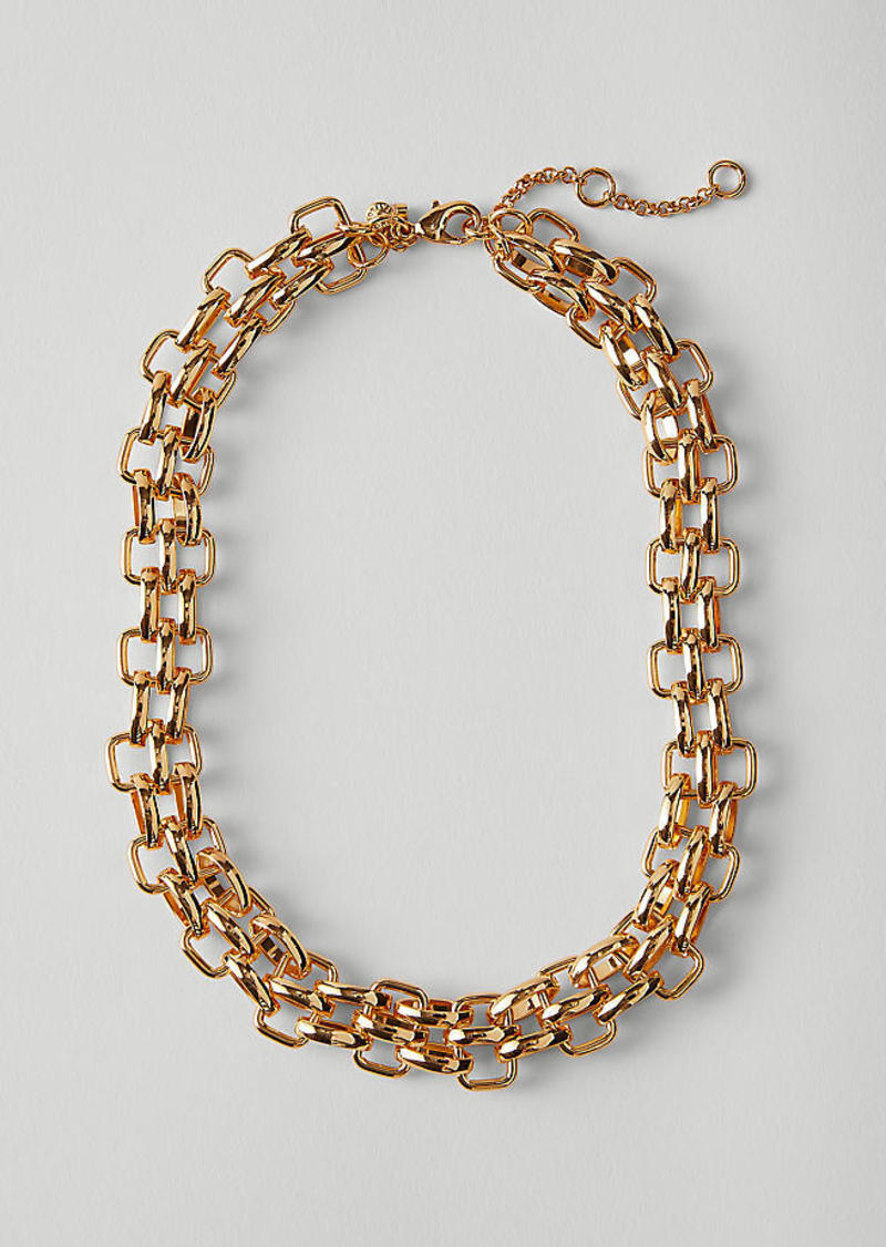 Ann Taylor Multi Chain Statement Necklace