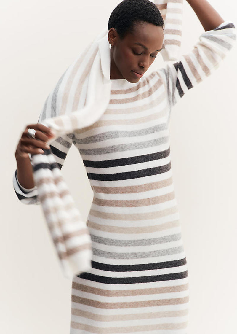 Ann Taylor Multi Stripe Sweater Dress