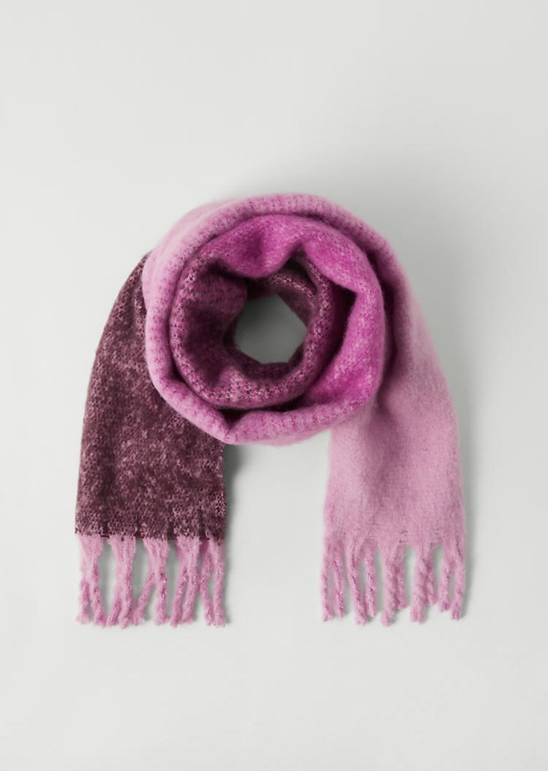 Ann Taylor Ombré Fuzzy Scarf