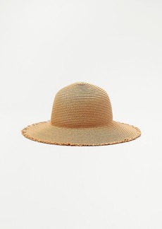 Ann Taylor Oversized Straw Bucket Hat