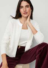 Ann Taylor Paillette Trim Cardigan