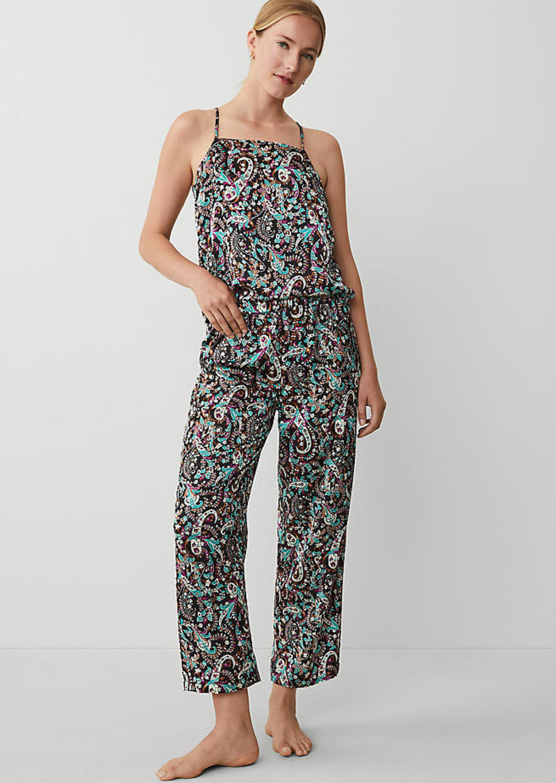 Ann Taylor Paisley Tank And Pant Set