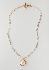 Ann Taylor Pearlized Delicate Chain Necklace