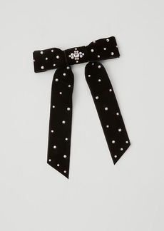 Ann Taylor Pearlized Embellished Hair Bow