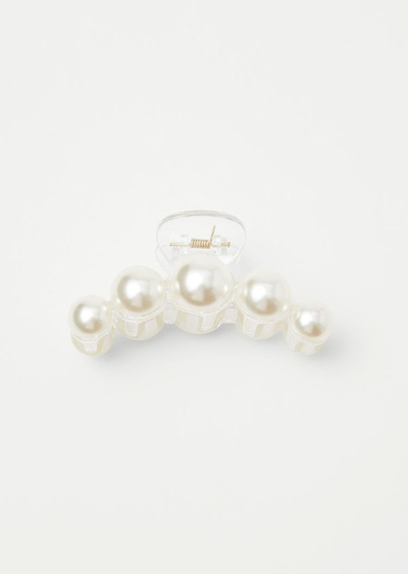 Ann Taylor Pearlized Hair Clip