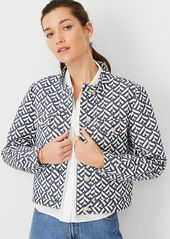 Ann Taylor Petite AT Weekend Button Front Jacket