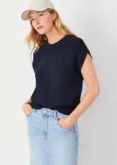 Ann Taylor Petite AT Weekend Sweater Shell Top
