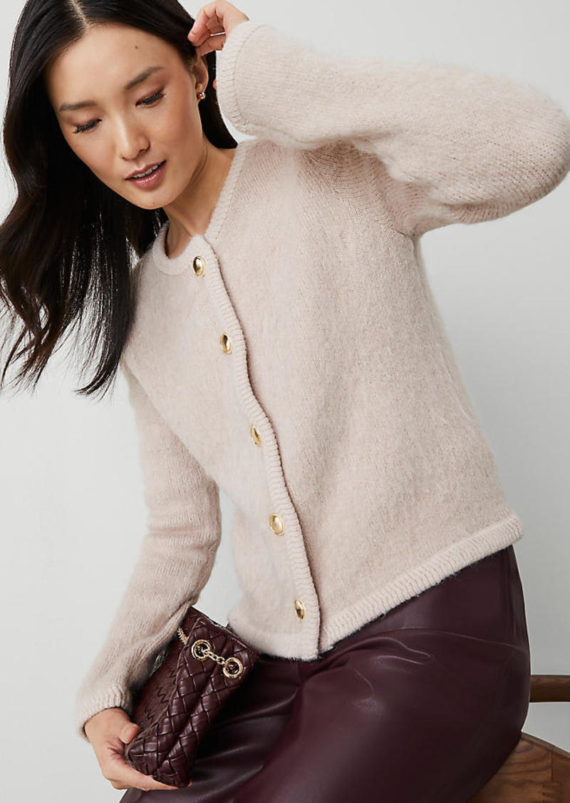 Ann Taylor Petite Brushed Sweater Jacket