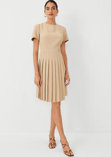 Ann Taylor Petite Crepe Flare Dress