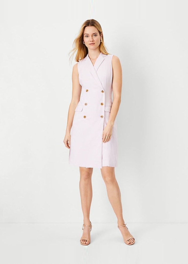 Ann Taylor Petite Double Breasted Sheath Dress