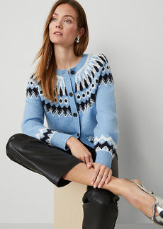 Ann Taylor Petite Fair Isle Cardigan