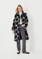 Ann Taylor Petite Giraffe Print Mac Coat