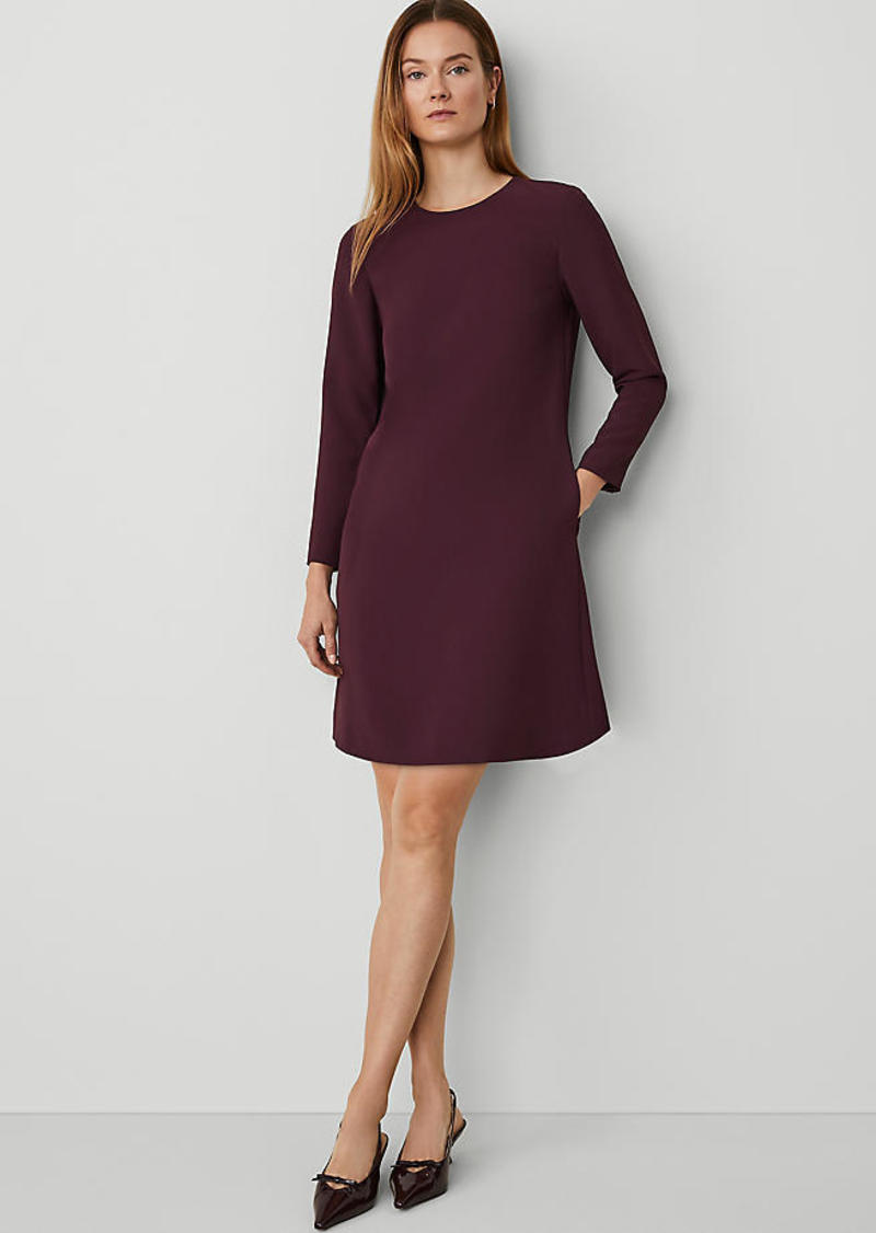 Ann Taylor Petite Long Sleeve Shift Dress