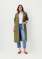 Ann Taylor Petite Relaxed Raglan Trench Coat