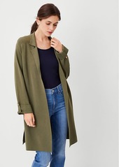 Ann Taylor Petite Sweater Trench Jacket