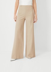 Ann Taylor The Petite Sailor Palazzo Pant in Twill